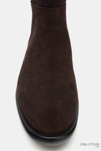 بوت زنانه سواری جیر تخت زارا – ZARA