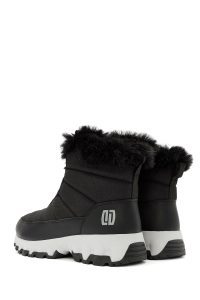 بوت زنانه مشکی بندی زیره ضخیم ضدآب دری‌مد