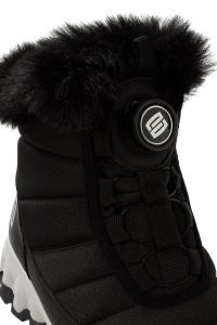 بوت زنانه مشکی بندی زیره ضخیم ضدآب دری‌مد