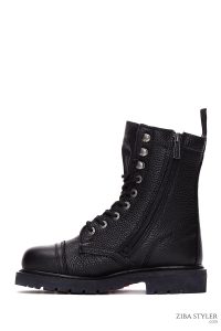 بوت زنانه مشکی هارلی دیویدسون کولمار زیپ دار