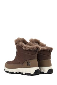 بوت زنانه ویزون بندی زیره ضخیم ضدآب دری‌مد