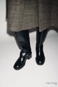 بوت زنانه پاشنه بلوکی زارا – ZARA