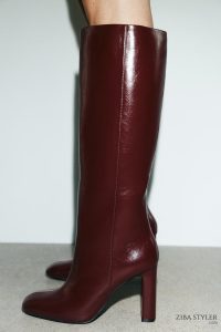 بوت زنانه پاشنه بلوکی زارا – ZARA