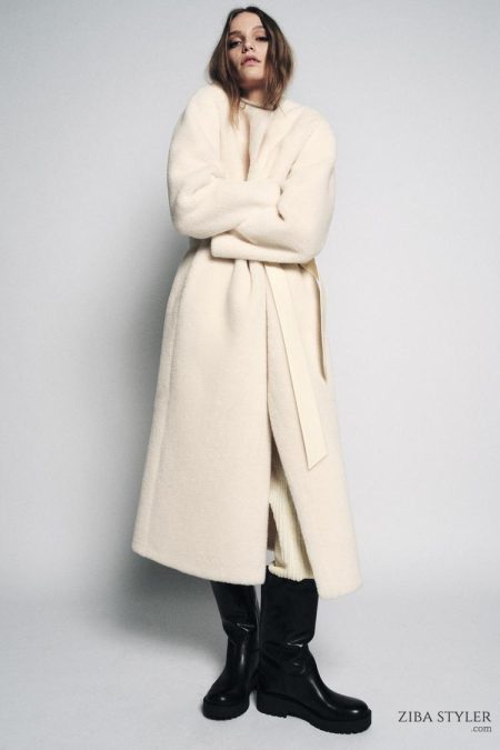 بوت زنانه چرم ضدآب زیره ترک زارا – ZARA