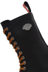 بوت زیپ دار زنانه هارلی دیویدسون مشکی بریگت با کف ضخیم