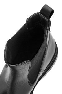 بوت مردانه چرم مشکی چلسی دری مد