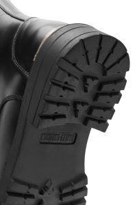 بوت مردانه چرمی مشکی بندی هارلی دیویدسون