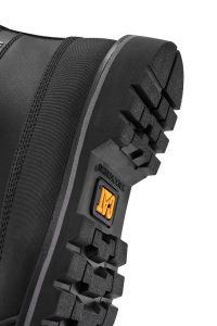 بوت مردانه چرمی مشکی بندی کاترپیلار