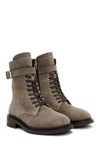 بوت پستچی جیر زنانه ویزون زیپ‌دار دری‌مد