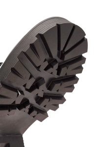 بوت چرمی بند دار مشکی مردانه دری مد