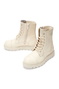 بوت چرمی زنانه بژ Tums Boot Harley Davidson