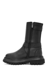 بوت چرمی مشکی زنانه هارلی دیویدسون Sahara زیپ‌دار