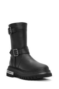 بوت چرمی مشکی زنانه هارلی دیویدسون Sahara زیپ‌دار