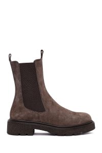 بوت چلسی جیر زنانه ویزون زیره ضخیم دری‌مد