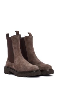 بوت چلسی جیر زنانه ویزون زیره ضخیم دری‌مد