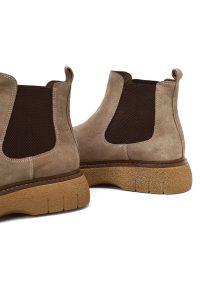 بوت چلسی جیر مردانه ویزون زیره ضخیم دری‌مد