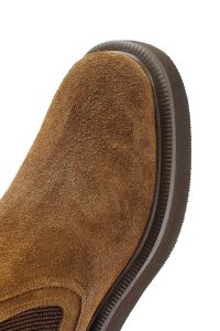 بوت چلسی زنانه جیر قهوه ای دری مد