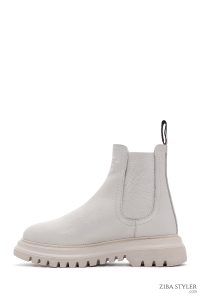 بوت چلسی زنانه هارلی دیویدسون با زیره ضخیم بژ موریر