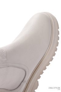 بوت چلسی زنانه هارلی دیویدسون با زیره ضخیم بژ موریر