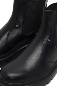 بوت چلسی چرمی مردانه مشکی دری‌مد