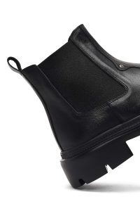 بوت چلسی چرمی مردانه مشکی دری‌مد