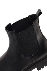 بوت چلسی چرمی مردانه مشکی دری‌مد