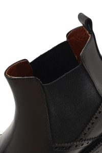 بوت چلسی چرمی مردانه مشکی دری‌مد