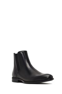 بوت چلسی چرمی مردانه مشکی دری‌مد