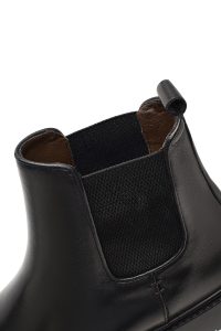 بوت چلسی چرمی مردانه مشکی دری‌مد