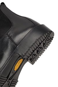 بوت چلسی چرمی مردانه مشکی دری‌مد