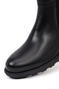 بوت چلسی چرمی مردانه مشکی دری‌مد