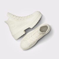 بوت کانورس آل‌استار Chuck Taylor All Star Lugged Heel بژ زنانه چرم لژدار اورجینال