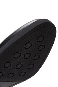 بوت کلاسیک چرمی مردانه مشکی زیپ‌دار دری‌مد