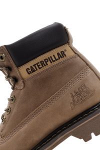 بوت کلرادوی زنانه کاترپیلار چرمی بژ نوبوک