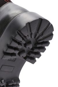 بوت کژوال چرمی جیر بند دار مشکی زیپ دار مردانه دری مد