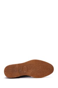 بوت کژوال چرمی مردانه مشکی بندی دری‌مد