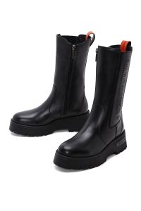 بوت‌های چرم مشکی آنجلا زنانه هارلی دیویدسون