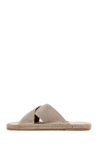 دمپایی اسپادریل مردانه جیر بژ دری مد