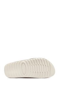 دمپایی راحتی زنانه چرم فلزی نارنجی سگک‌دار دری مد