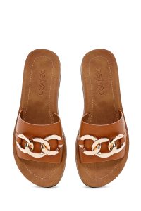 دمپایی زنانه تابه تزئین‌دار دری مد