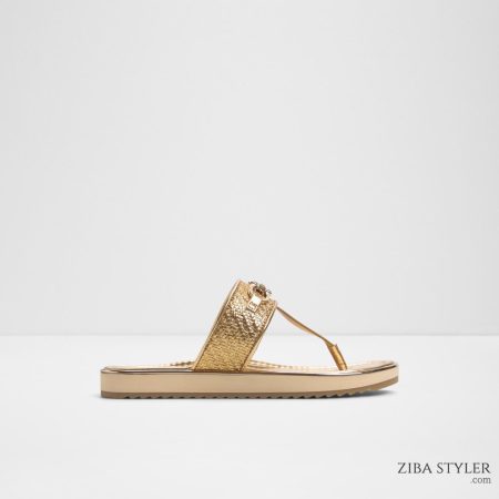 دمپایی زنانه تخت طلایی آلدو LAJOLLA – ALDO