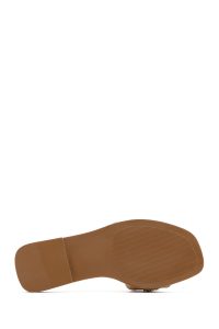 دمپایی زنانه طلایی نگین‌دار دری مد