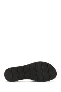 دمپایی زنانه مشکی تزئین‌دار دری مد