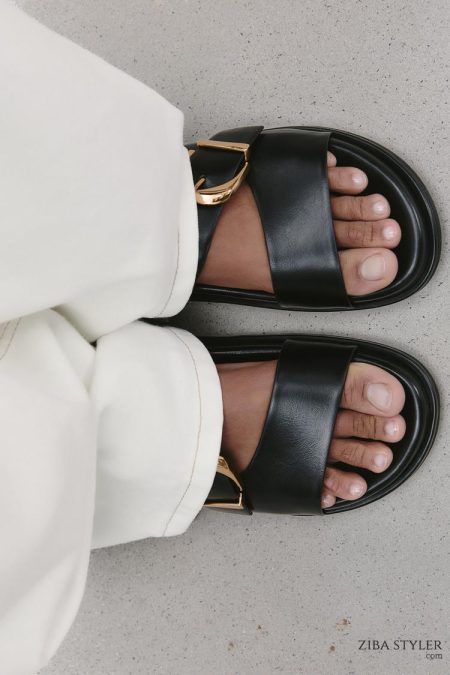 صندل تخت زنانه سگک‌دار زارا – ZARA