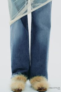 صندل زنانه بند پر‌دار زارا – ZARA