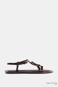 صندل زنانه تزئین شده با متال زارا – ZARA