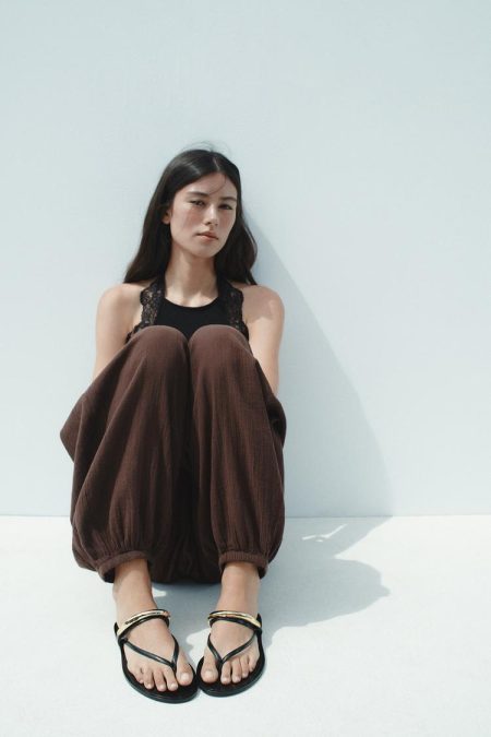 صندل زنانه تزیین فلزی زارا – ZARA