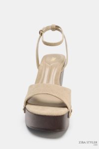 صندل زنانه جیر پرچ‌دار زارا – ZARA