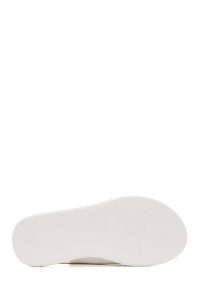 صندل زنانه سفید دو بند سگک‌دار دری مد