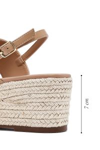 صندل زنانه طوسی بنددار لژدار اسپادریل دری مد